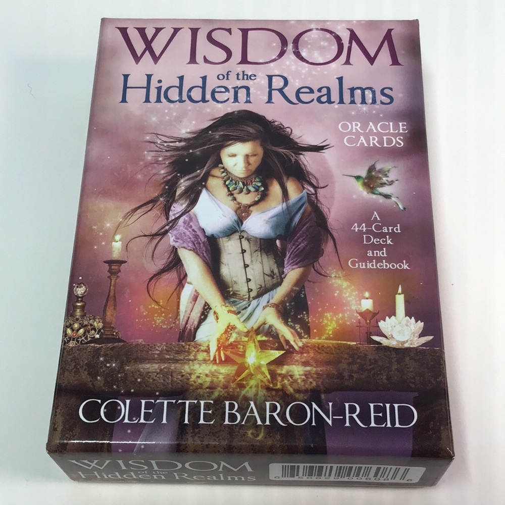 Wisdom of the Hidden Realms Oracle Cards 44 card deck, book, box, complete 2009